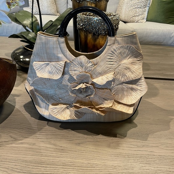 Anne Fontaine SCARLET-BOHO FLORAL HANDBAG - Picture 3 of 12